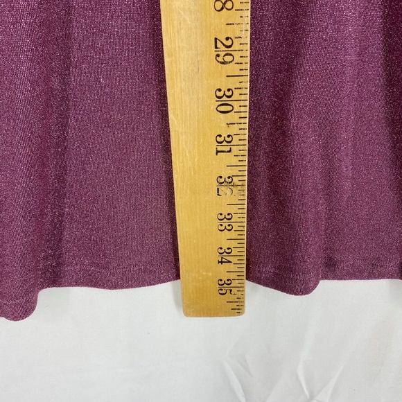 Wild Fable Juniors Size 3X Cut Out Bodycon Short Dress Purple Lurex Long Sleeves - Picture 10 of 10